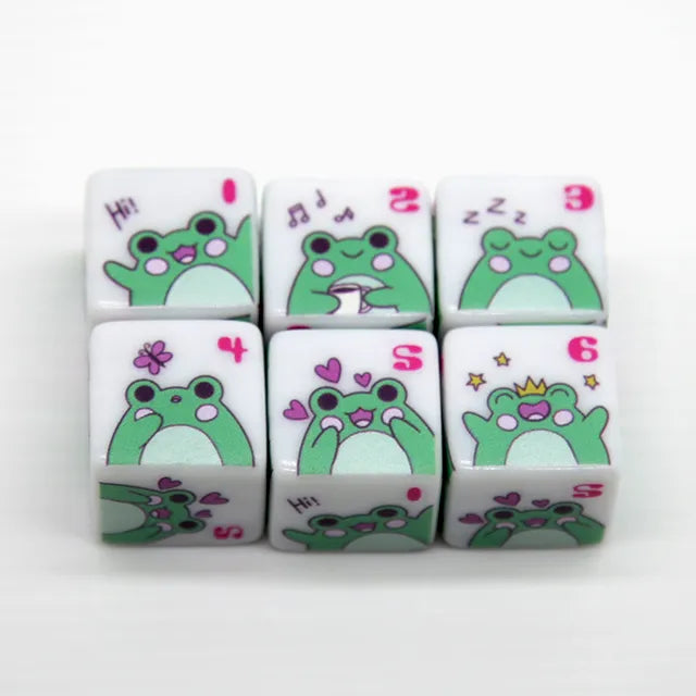 Print Frog D6 Dice