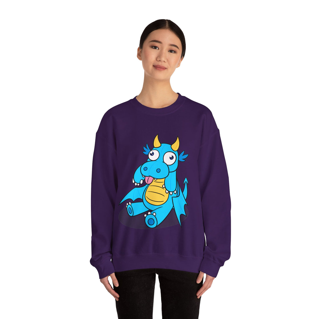 GobGob's Blue Dragon Crewneck Sweatshirt