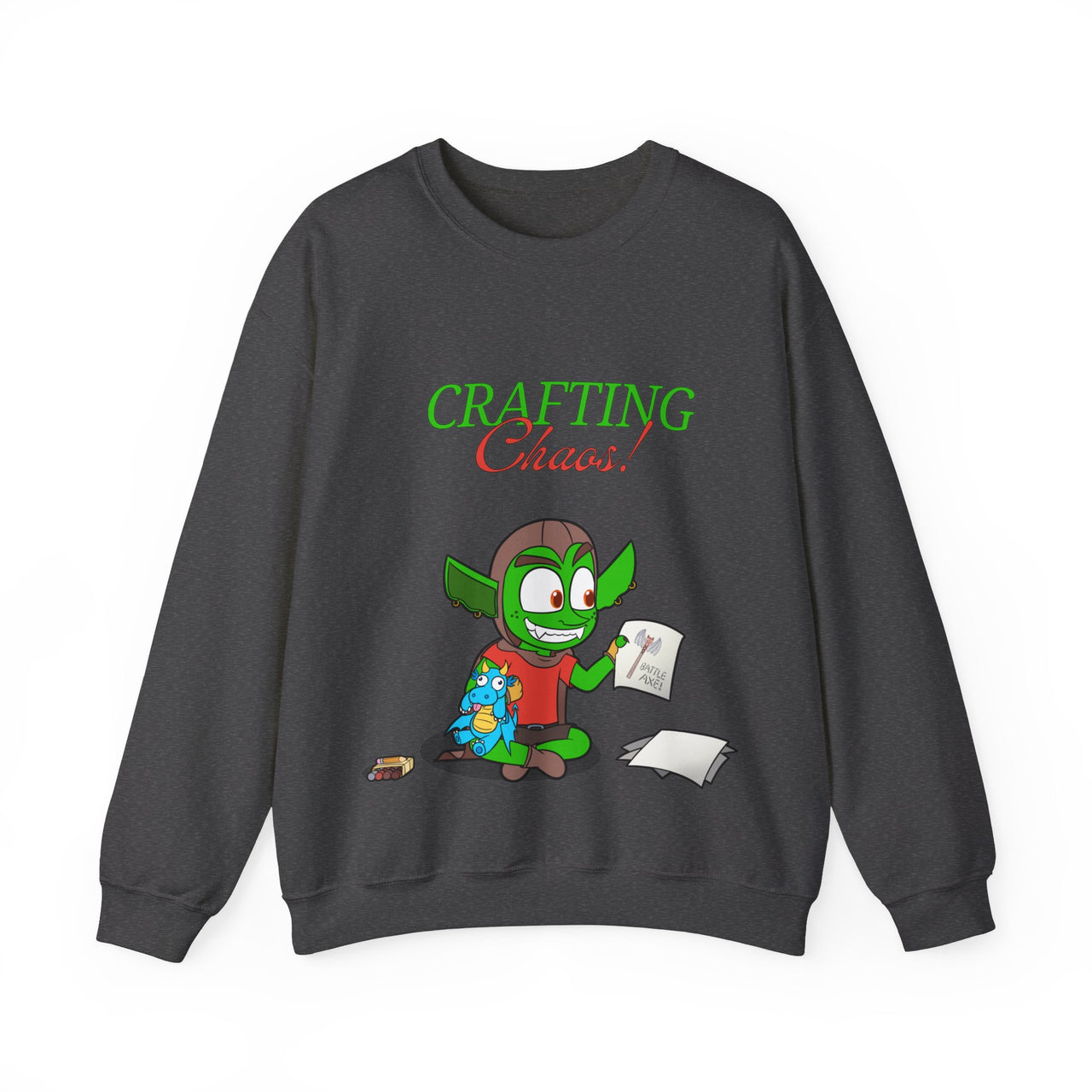 GobGob's Crafting Chaos Crewneck Sweatshirt