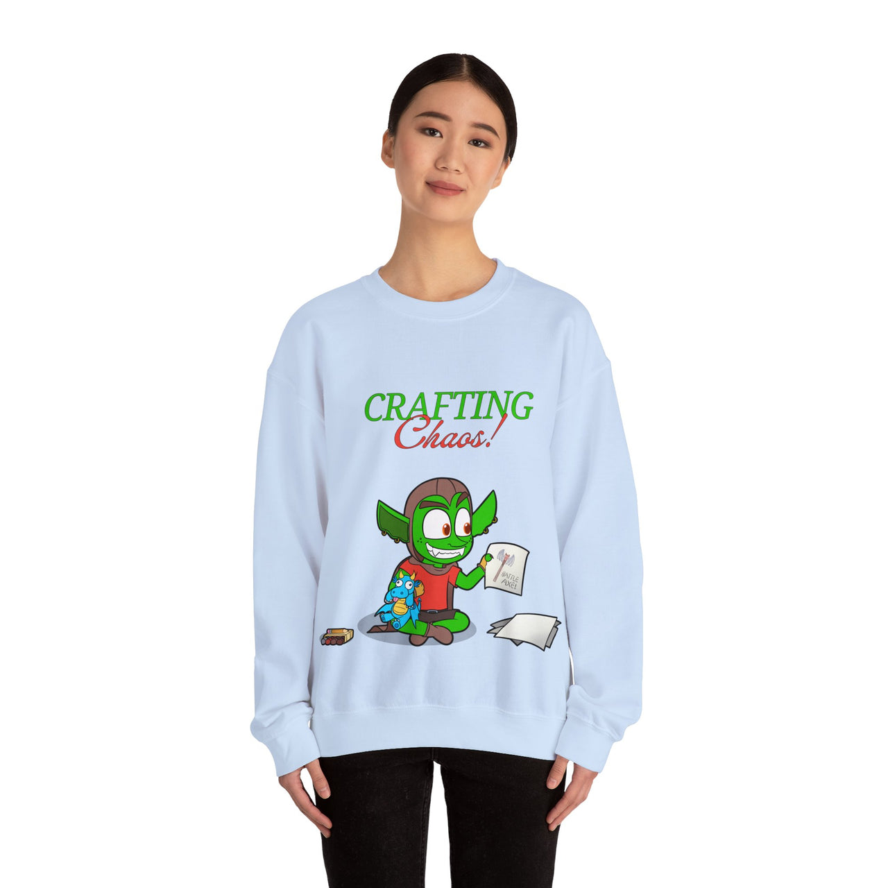 GobGob's Crafting Chaos Crewneck Sweatshirt