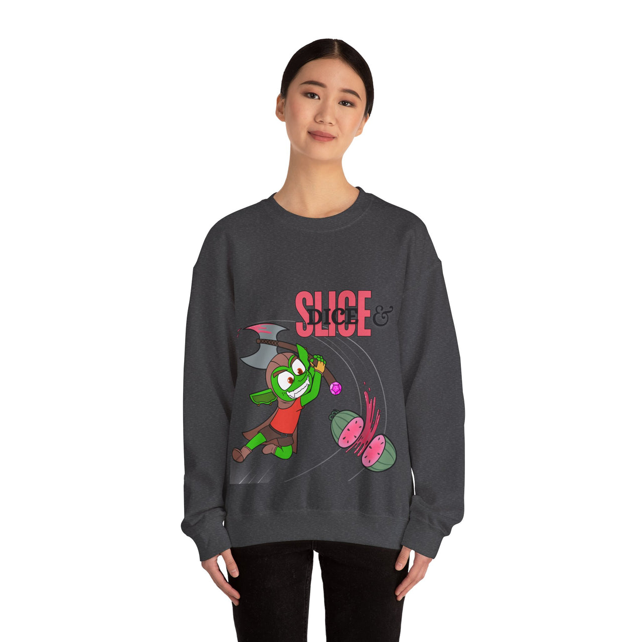 GobGob's Slice and Dice Crewneck Sweatshirt