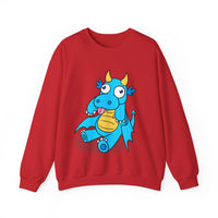 Thumbnail for GobGob's Blue Dragon Crewneck Sweatshirt