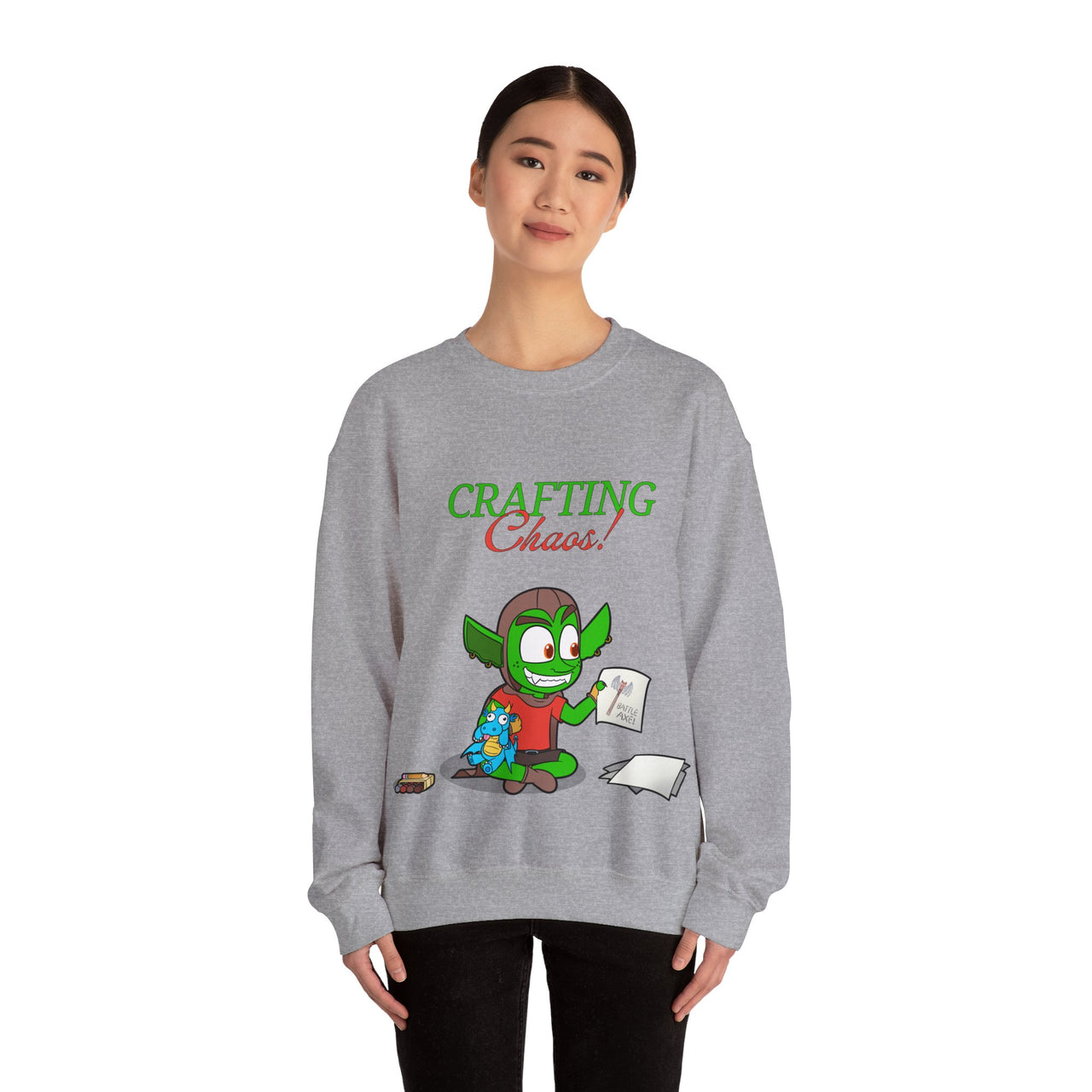 GobGob's Crafting Chaos Crewneck Sweatshirt