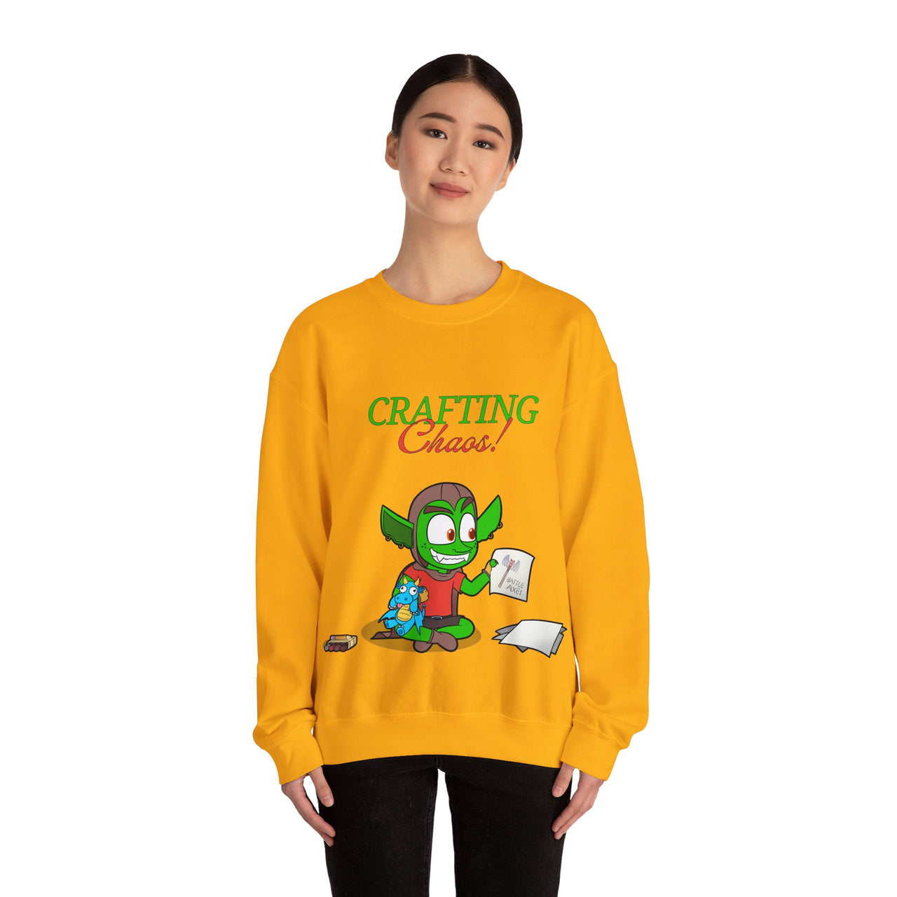 GobGob's Crafting Chaos Crewneck Sweatshirt