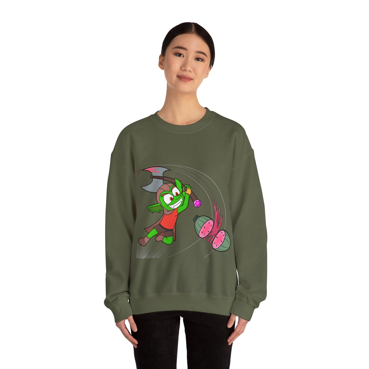 GobGob's Greataxe Crewneck Sweatshirt