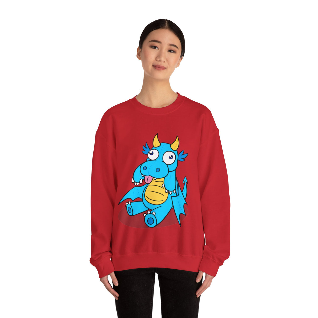 GobGob's Blue Dragon Crewneck Sweatshirt