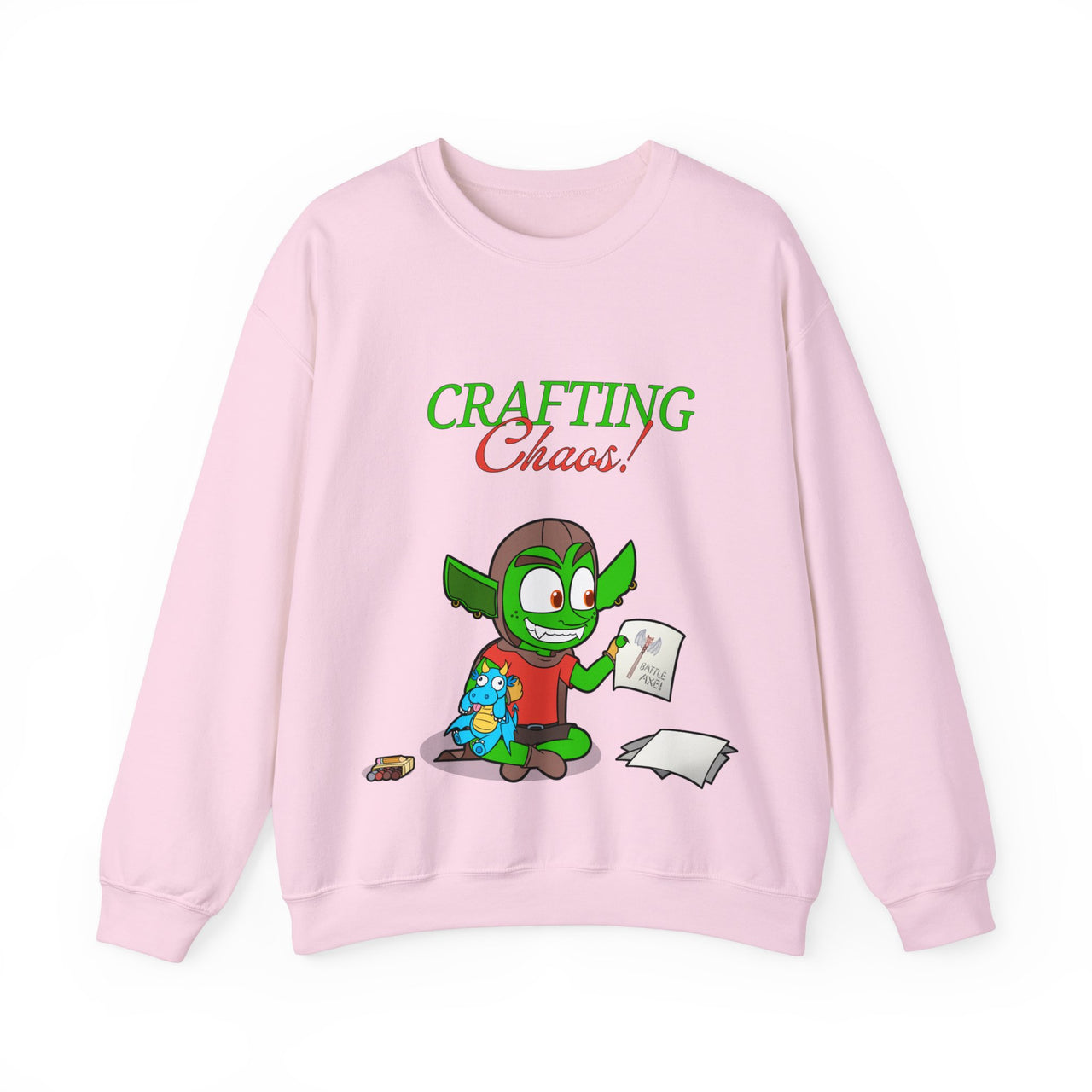 GobGob's Crafting Chaos Crewneck Sweatshirt