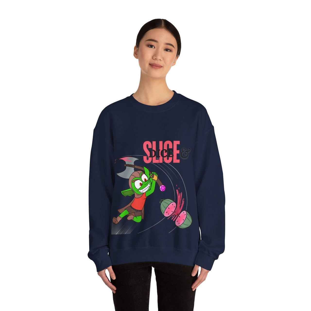 GobGob's Slice and Dice Crewneck Sweatshirt