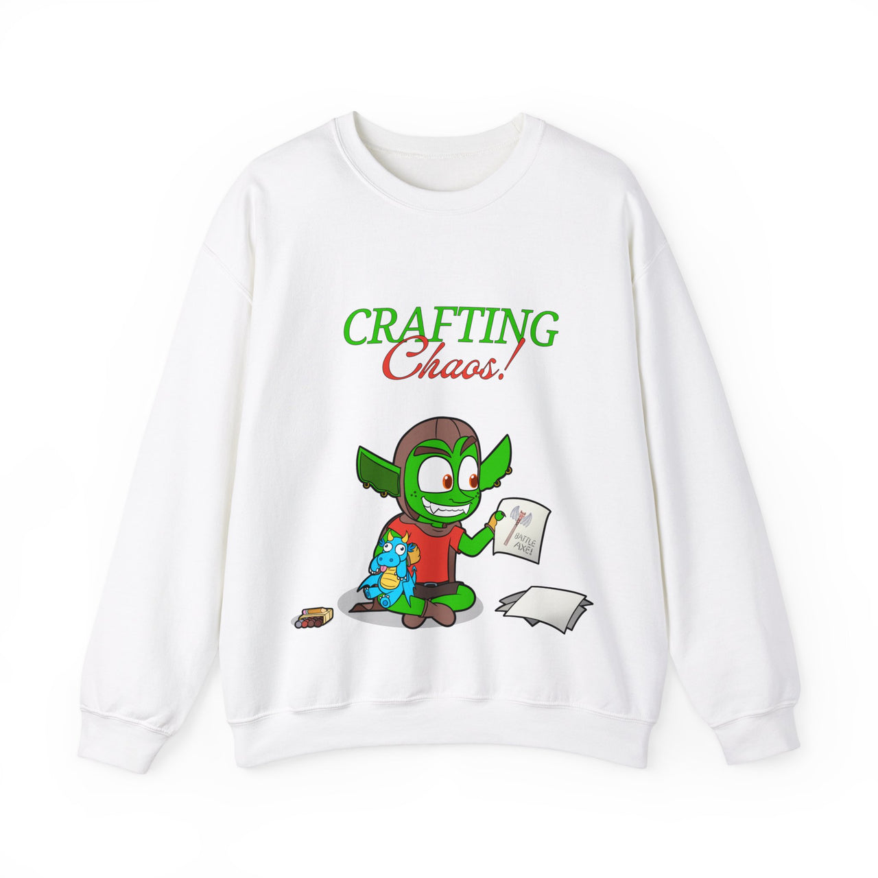 GobGob's Crafting Chaos Crewneck Sweatshirt