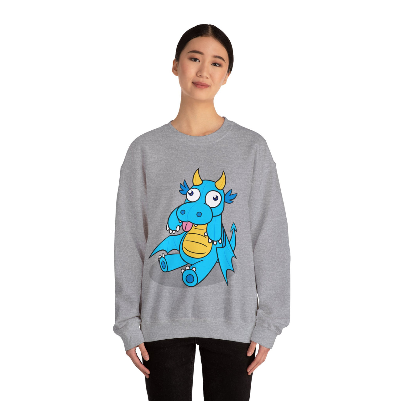 GobGob's Blue Dragon Crewneck Sweatshirt