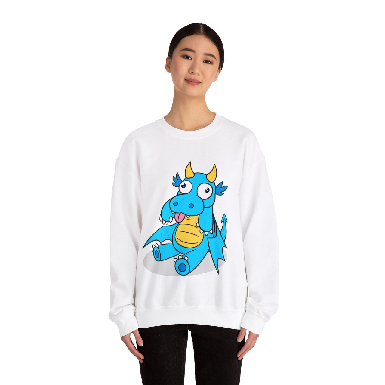 GobGob's Blue Dragon Crewneck Sweatshirt