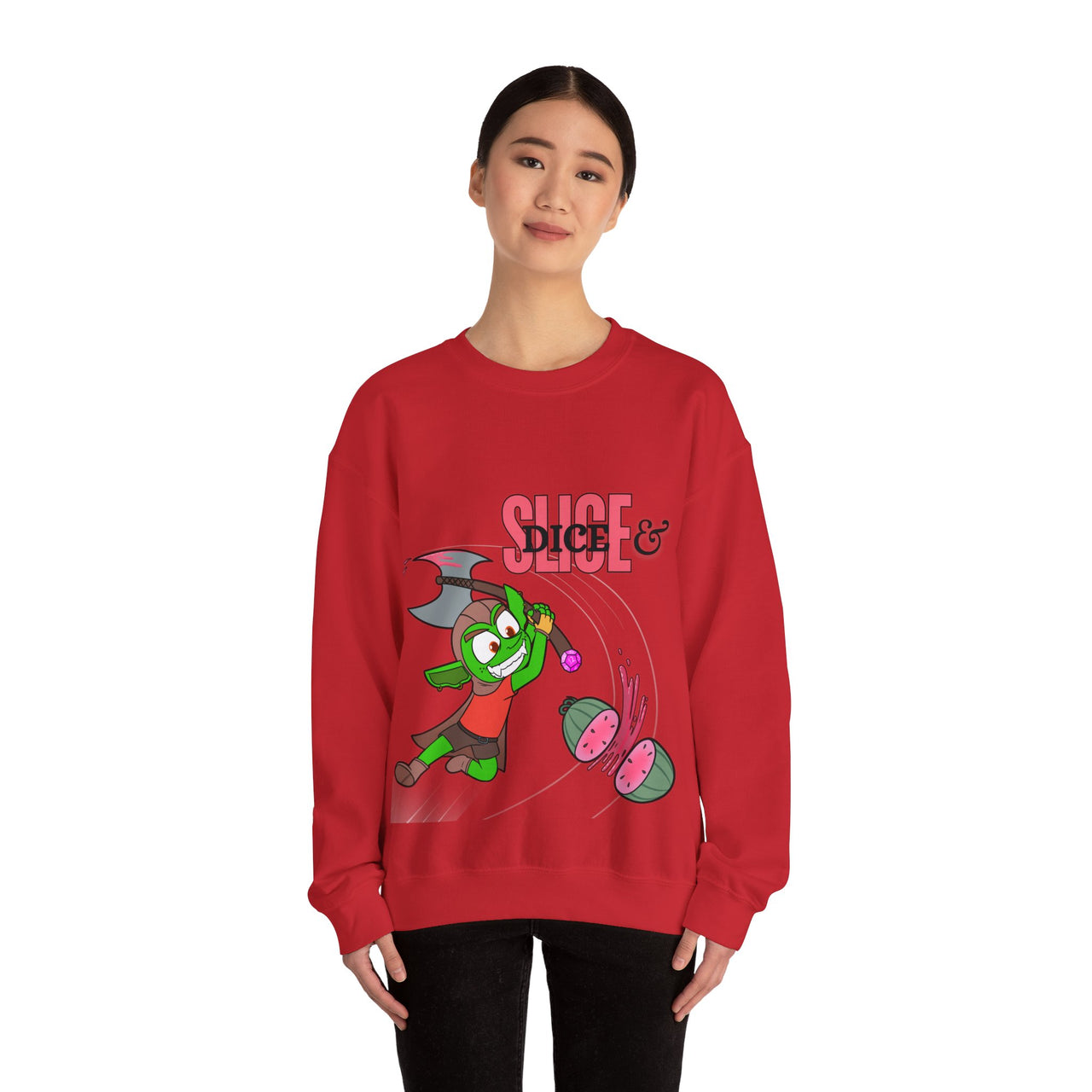 GobGob's Slice and Dice Crewneck Sweatshirt