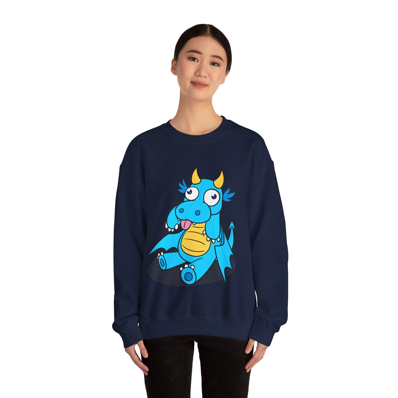 GobGob's Blue Dragon Crewneck Sweatshirt