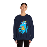 Thumbnail for GobGob's Blue Dragon Crewneck Sweatshirt