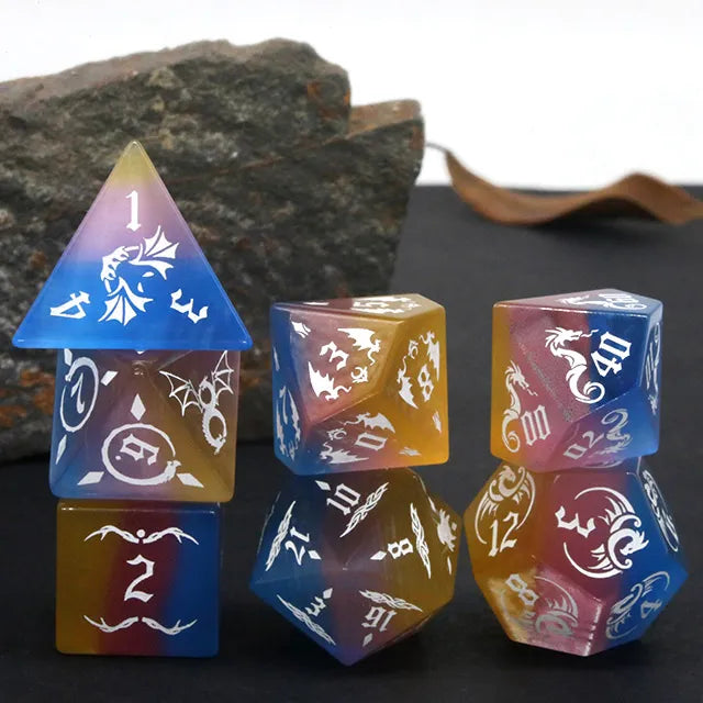 Blend Glass Dice