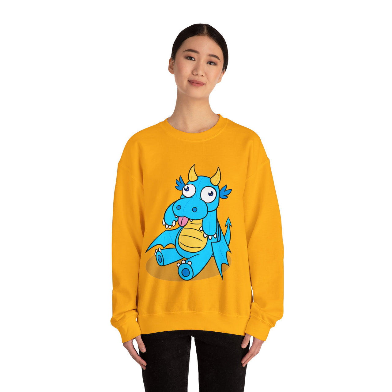 GobGob's Blue Dragon Crewneck Sweatshirt