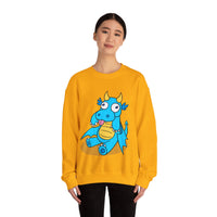 Thumbnail for GobGob's Blue Dragon Crewneck Sweatshirt