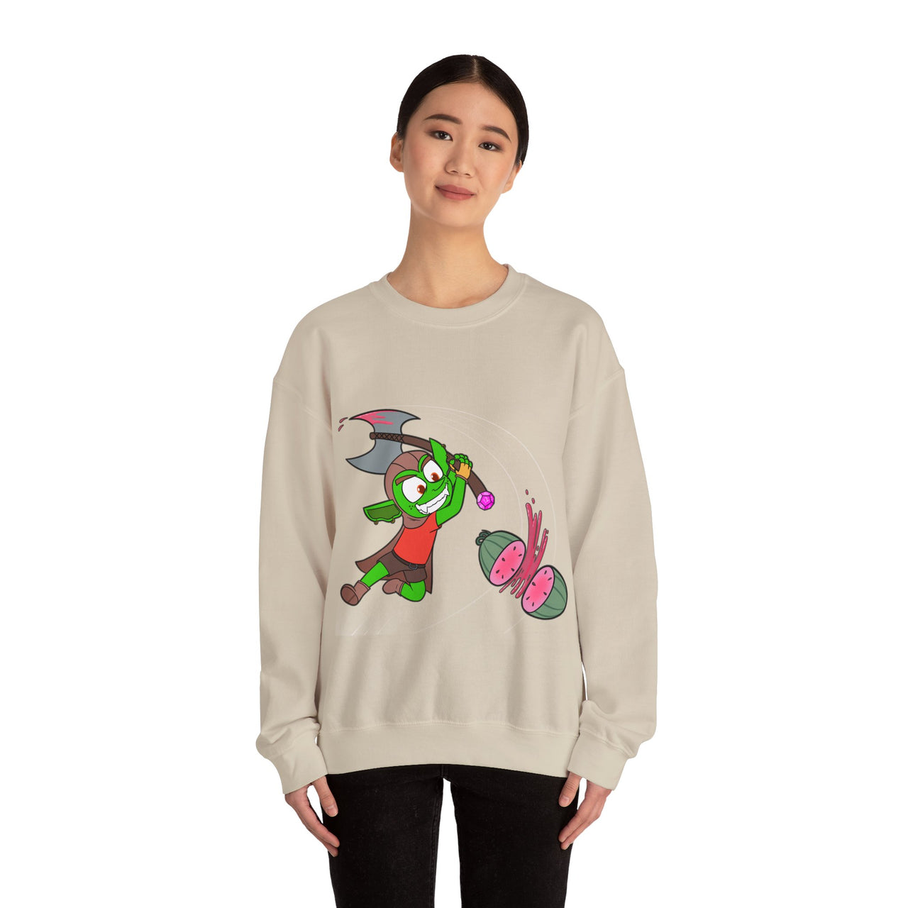 GobGob's Greataxe Crewneck Sweatshirt