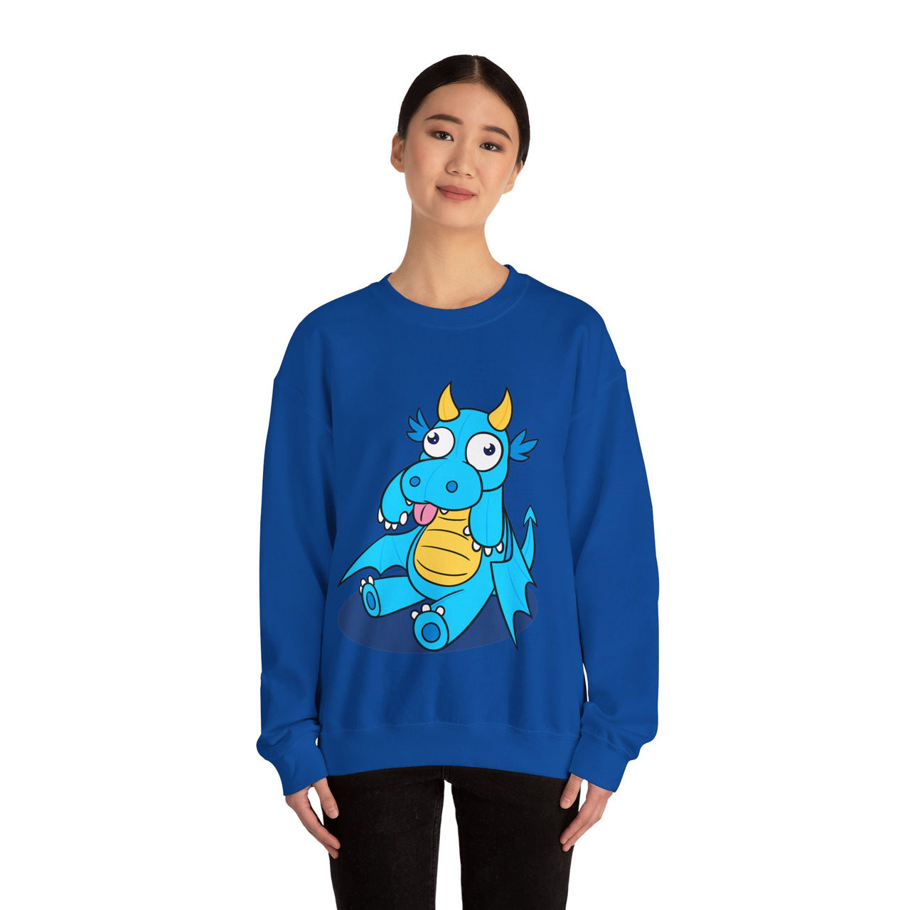 GobGob's Blue Dragon Crewneck Sweatshirt