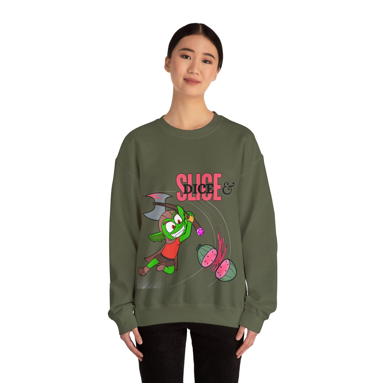 GobGob's Slice and Dice Crewneck Sweatshirt