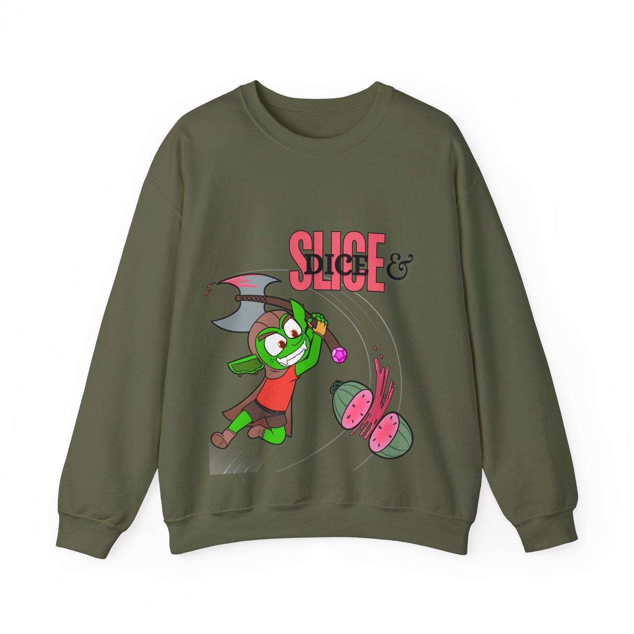 GobGob's Slice and Dice Crewneck Sweatshirt