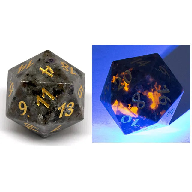 Yooperlite Gemstone D20