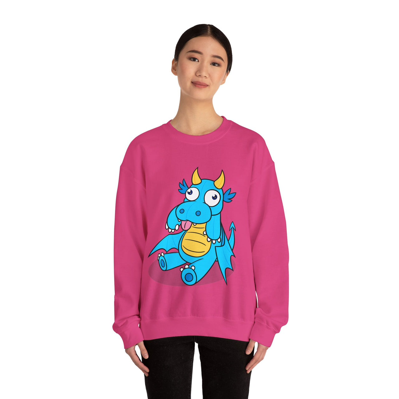 GobGob's Blue Dragon Crewneck Sweatshirt