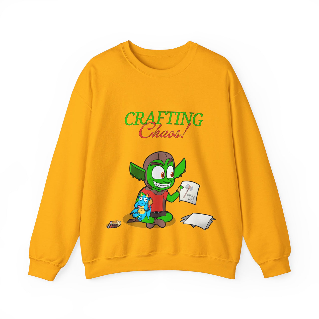 GobGob's Crafting Chaos Crewneck Sweatshirt