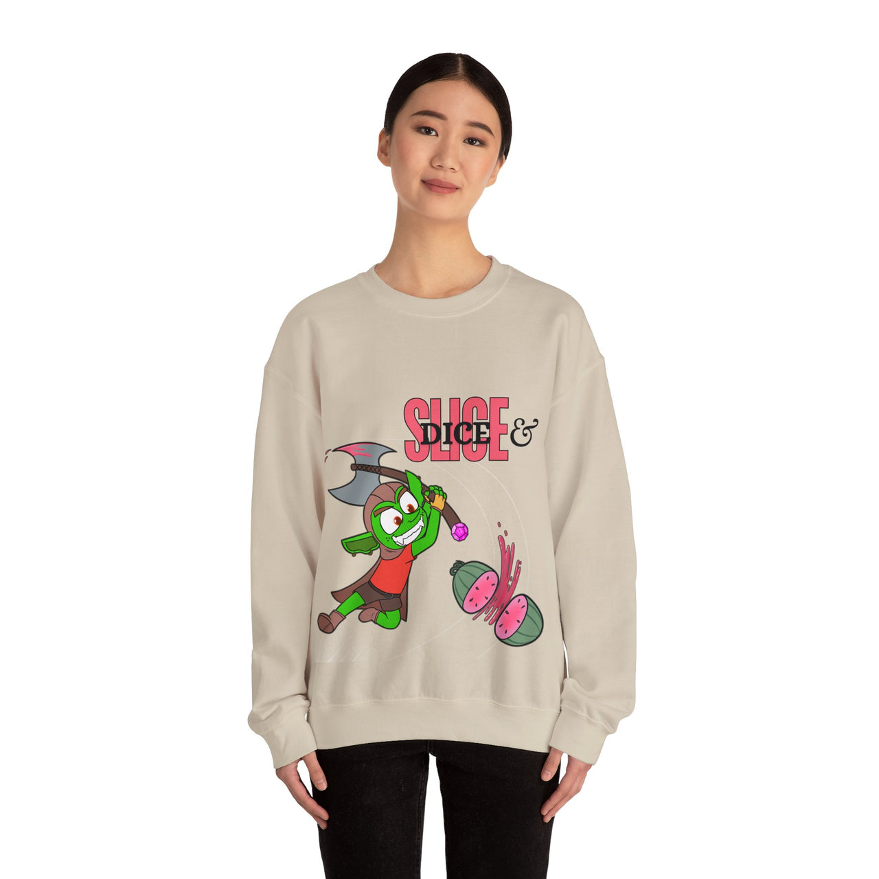 GobGob's Slice and Dice Crewneck Sweatshirt