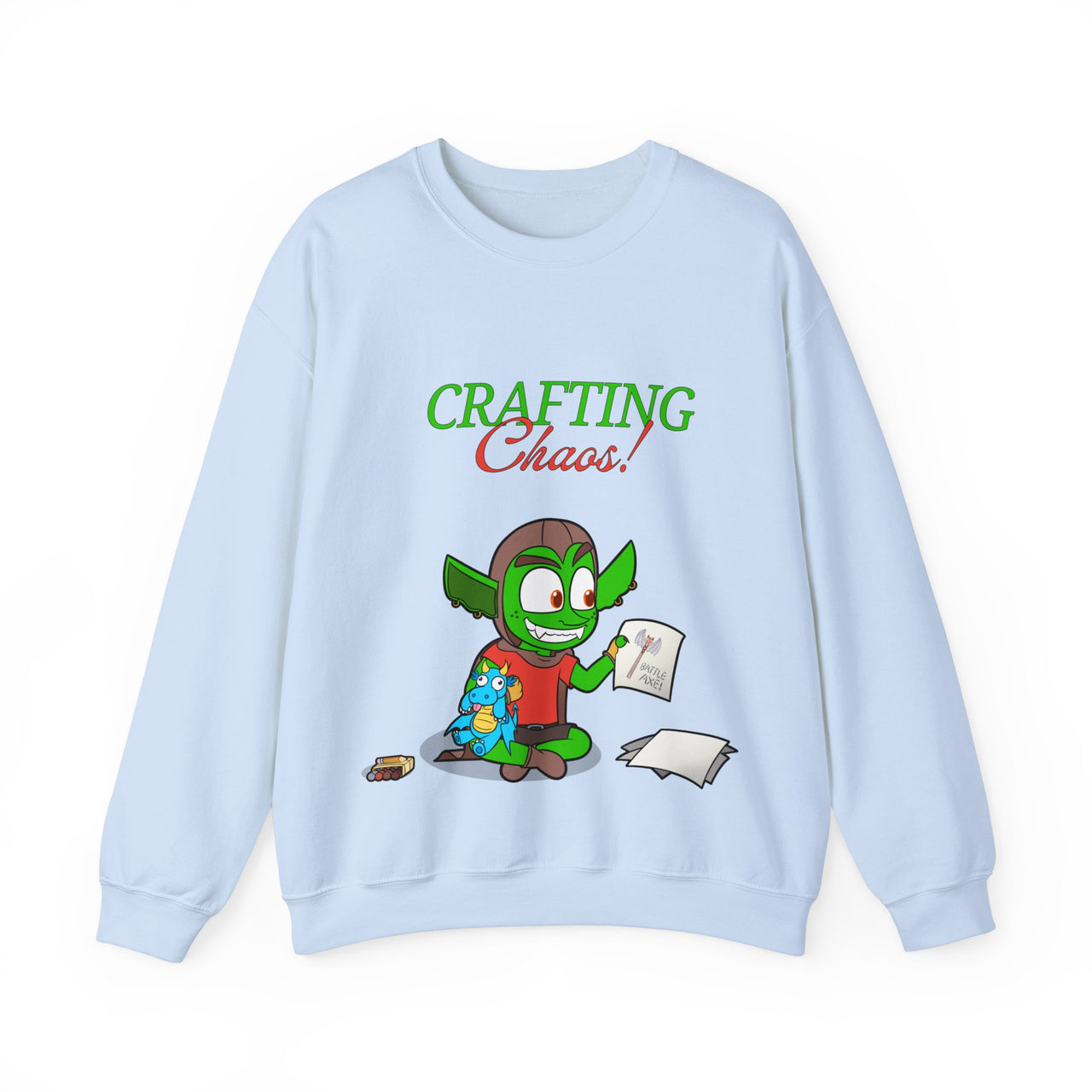 GobGob's Crafting Chaos Crewneck Sweatshirt