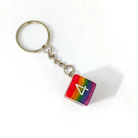 Thumbnail for Key Chain Glitter Rainbow D6