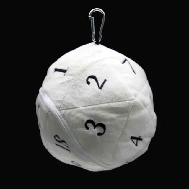 D20 White Dice Ba