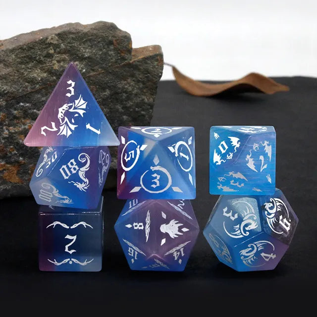 Blend Glass Dice