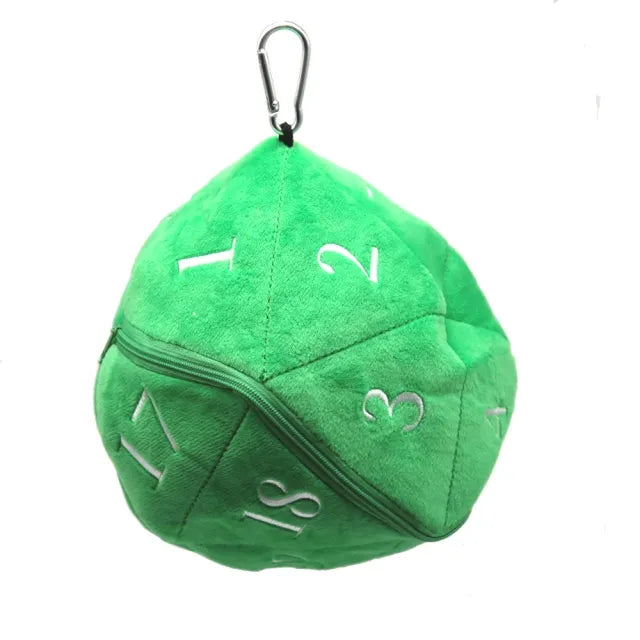 D20 Green Dice Bag